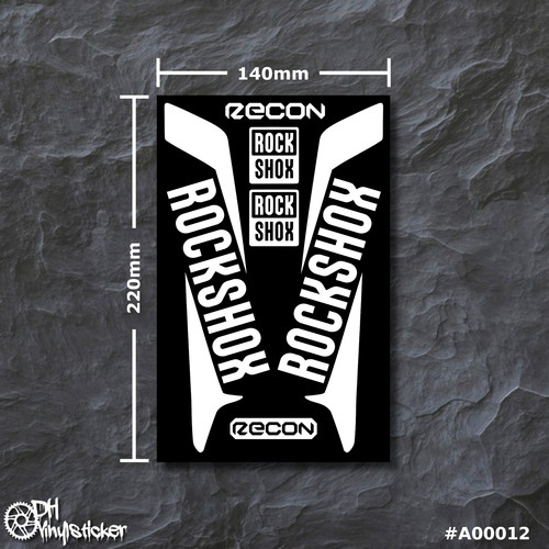 Rockshox recon set adesivi - rockshox, di