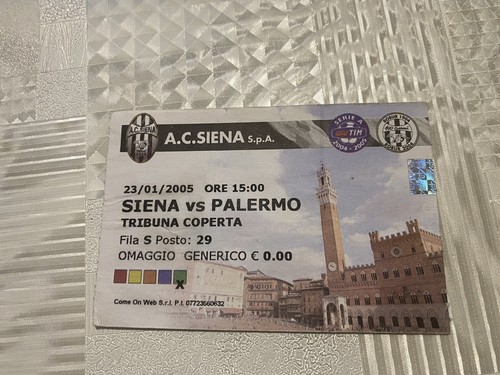 Siena palermo biglietto - siena-palermo, calcio
