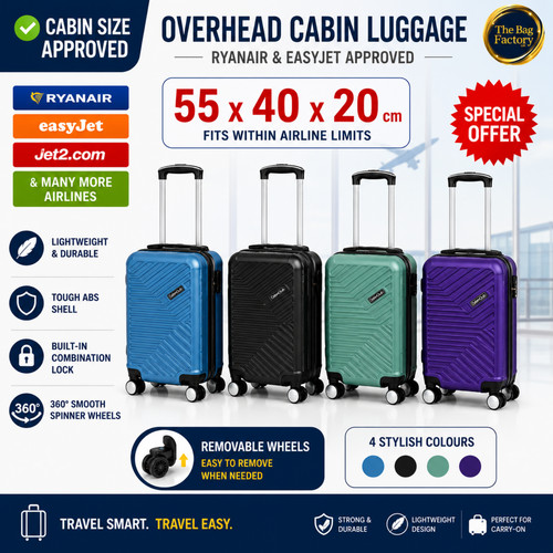 Ryanair adatta 55x40x20 cm - si,