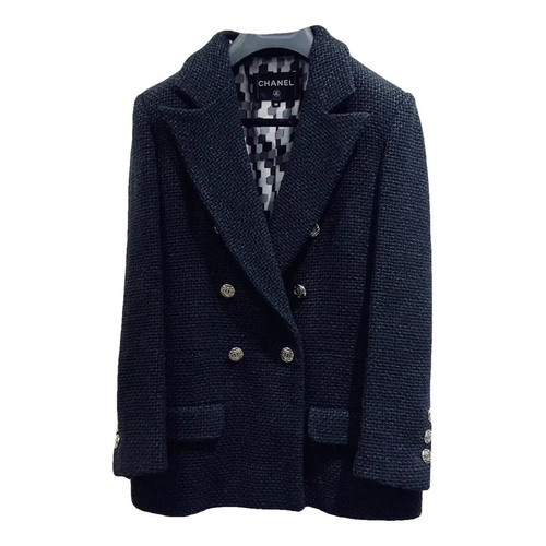 Chanel 21p black tweed - black, cc