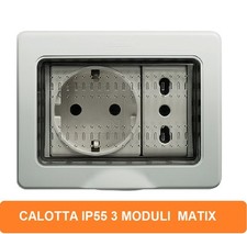 Custodia IP55 con portello di