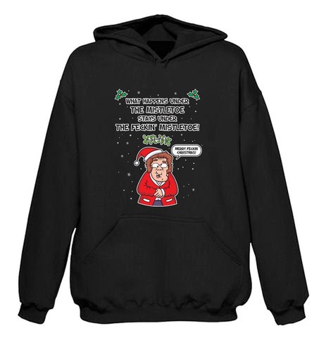Signora marrone vischio natale - vischio,
