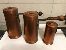Antiche Cioccolatiere in rame