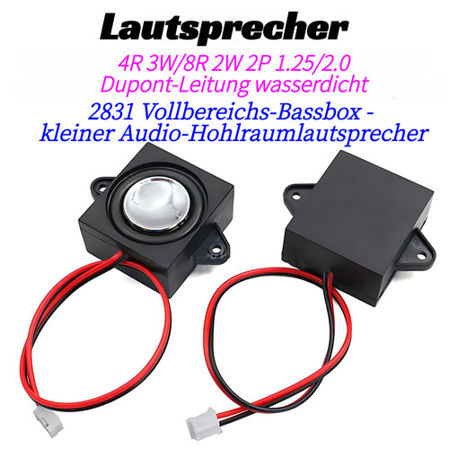 Altoparlante 2831 4ohm 8ohm - 8ohm, 3w