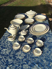 porcellana bavaria vintage servizio piatti caffè Rosenthal Else blu cobalto  oro