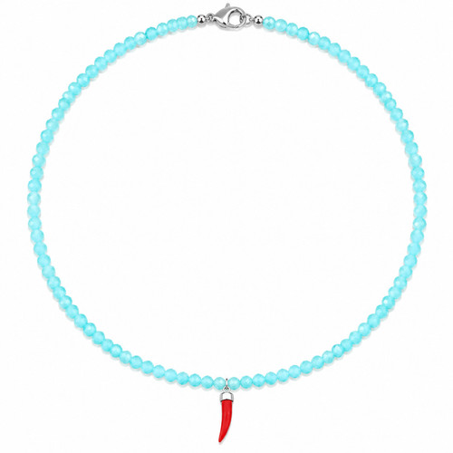 Collana con cristalli - collana, di