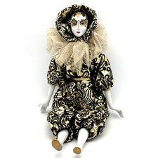 Bambola Arlecchino Porcellana