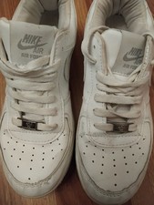 Nike Air Force 1 AF- 1 '82 bianche scarpe da ginnastica da donna taglia UK 4,5