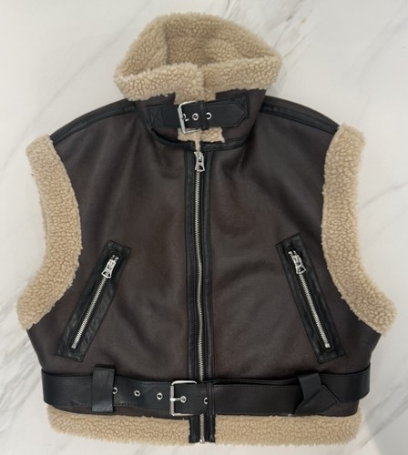 Zara gilet corto pelliccia - zara,