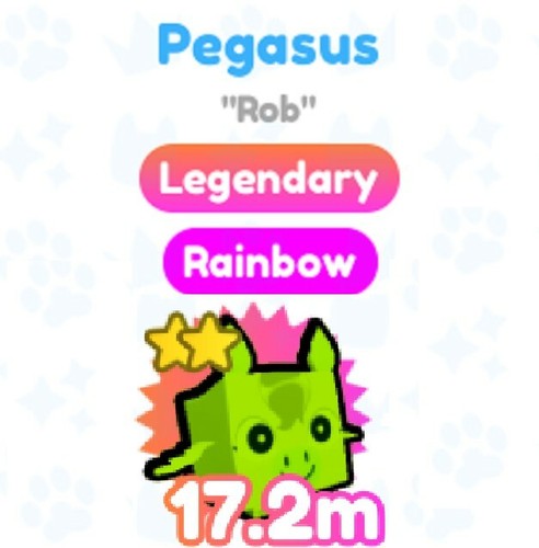 Rainbow pegasus legendary - rainbow,