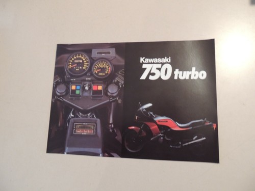 Brochure depliant kawasaki gpz - brochure,