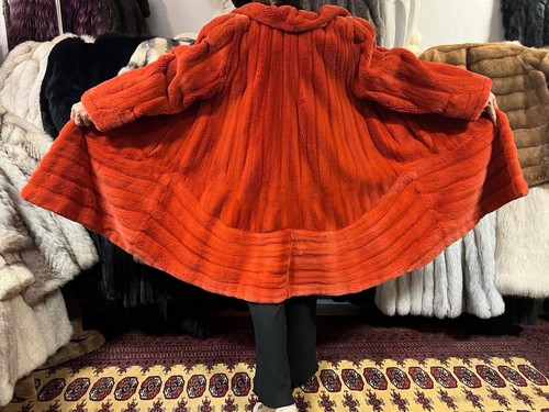 Cappotto visone velluto - visone,
