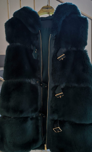 Gilet pelliccia ecologica - gilet,