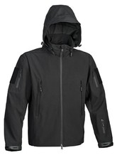 DEFCON 5 GIACCA TATTICA SOFTSHELL SCORPION CON CAPPUCCIO NERO D5-3431 B