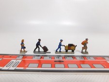 4x Märklin H0 00 Cast Figura