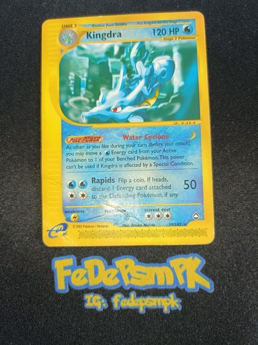 Lotto carte pokémon kingdra - lotto,