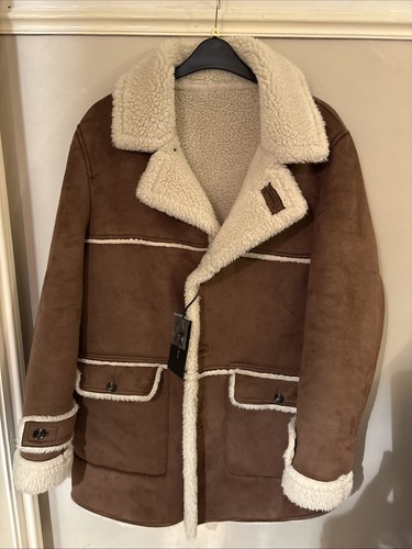 Zara cappotto uomo shearling - zara,
