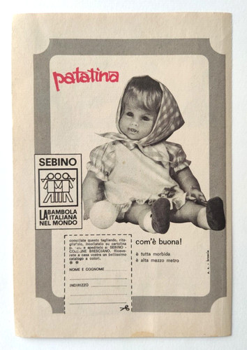 Pubblicita sebino bambola - pubblicita',