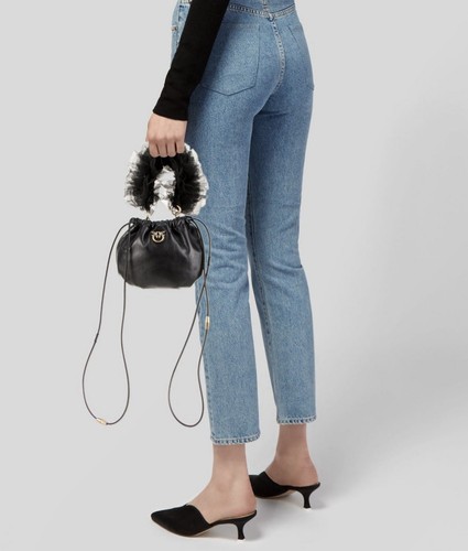Pinko italian leather evening - pinko,