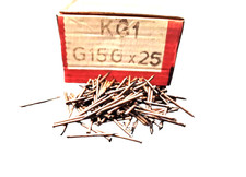 Chiodo in Acciaio Temperato Testa a Gruppino mm. 1,5x25 KG. 1 RIVA