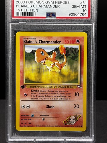 Blaine charmander 1a - blaine's,
