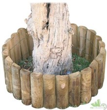 ROTOLO 180X22XØ7 CM BORDO RECINZIONE BORDURA AIUOLE LEGNO PINO GIARDINO STECCATO