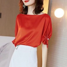 Camicia donna seta raso