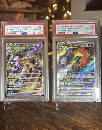 Psa charizard mewtwo v - e,