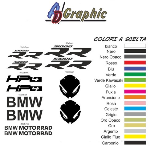 Kit adesivi stickers decoro - kit,