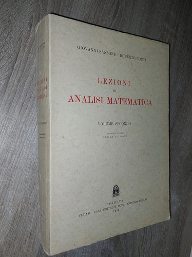 Sansone conti lezioni - sansone, g.-