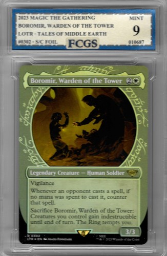 Mtg lotr 2023 boromir custode - lotr,