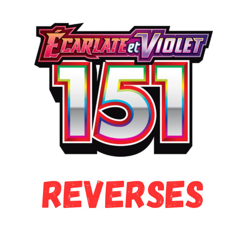 Cartes pokemon 151 reverses - pokemon,
