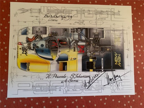 Porsche 956 mans firmata - porsche,