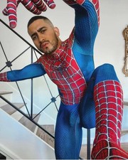 Costume Uomo Spiderman Blu