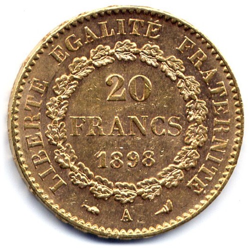 France francs 1898 a - france,