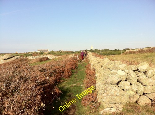 Photo 12x8 path along the - 12x8,