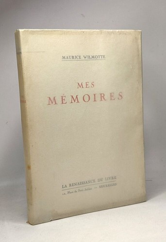 Mes mémoires maurice - mes,