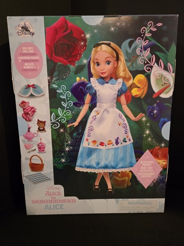 Set bambole disney alice nel - set,