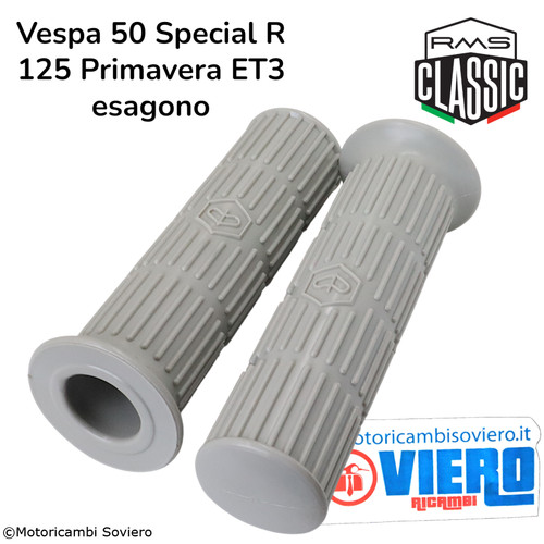 Coppia manopole grigie vespa - manopole,