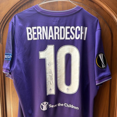Maglia fiorentina indossata - fiorentina, e