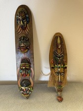 Maschere etniche decorative in