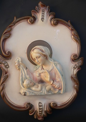Scultura della vergine maria - vergine,