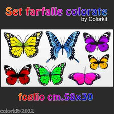 Adesivi per auto 7 Farfalle