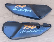 Carena Fianchetto Sottosella Coppia Honda Africa Twin XRV 750 RD07 RD07A Neri