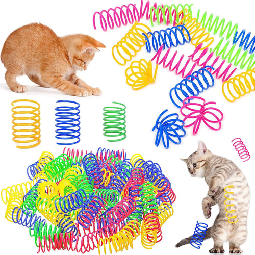 Giocattolo molla spirale gatto - molla,