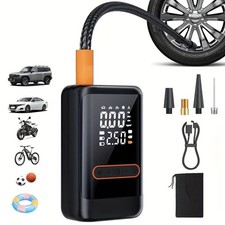 Mini Compressore ad Aria Portatile，Gonfiatore 150 psi per Auto Moto Bici palloni