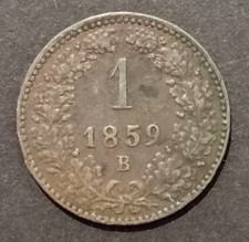 AUSTRIA 1 KREUZER 1859 1885