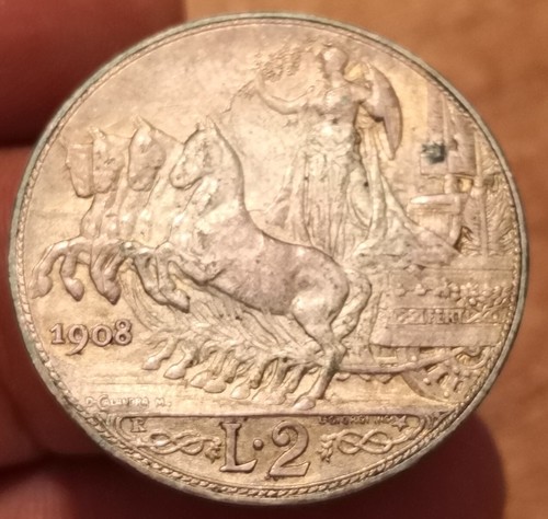 Lire 1908 quadriga - 2,