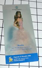 DEPLIANT mostra delle bambole BARBIE   Roma museo giocattolo di Zagarolo 2006 