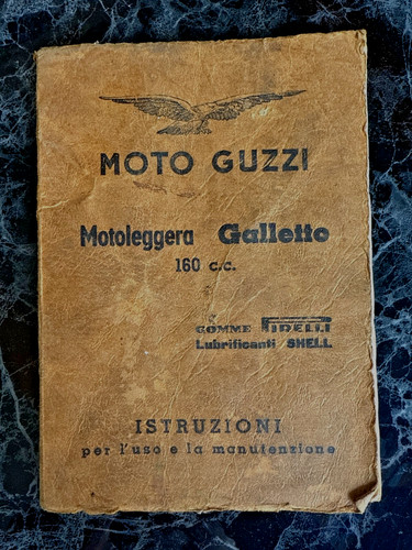 Moto guzzi galletto 160 1950 - moto,